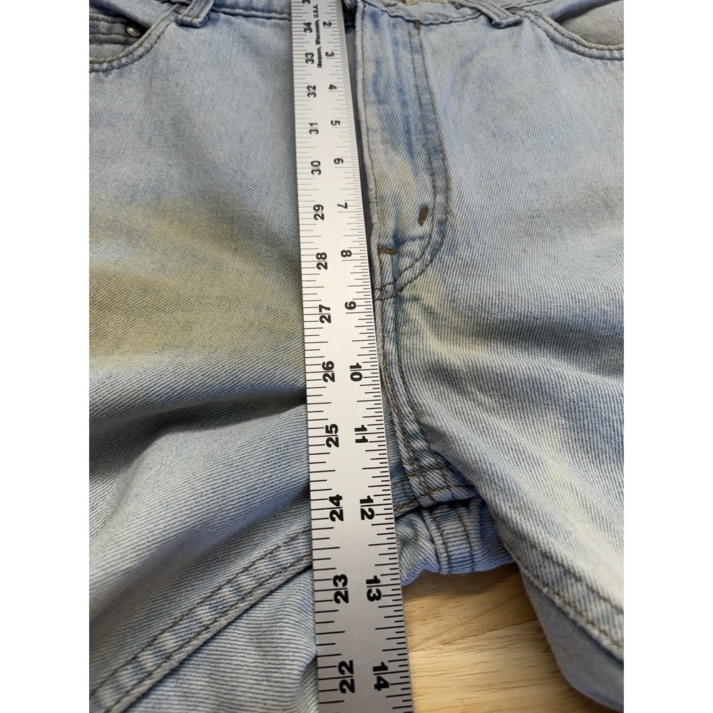 Levis SilverTab LOOSE Vintage Denim Blue Jeans Men's 33x36* Made in USA 90s Punk - Picture 12 of 15